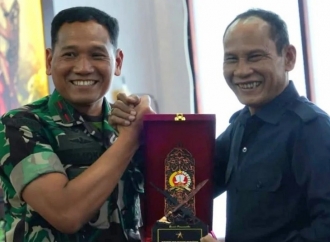 Ketua Legislator Kalteng Arton S Dohong Minta TNI Bersinergi Membangun Daerah