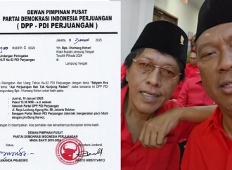 I Komang Koheri Satu Satunya Perwakilan Provinsi Lampung Yang Hadiri HUT ke-52 PDI Perjuangan