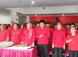 HUT ke-52 PDI Perjuangan, Banteng DIY Gelar Tumpengan dan Simak Bareng Pidato Politik Megawati