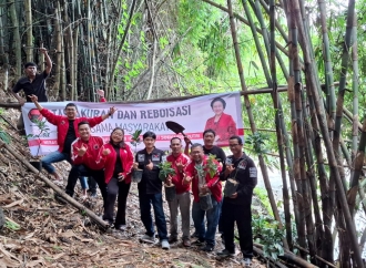 Repdem Malang Raya Gandeng Sekawan Andreas Gelar Aksi Tanam Pohon