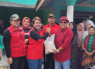 Banteng Lampung Salurkan Bantuan ke Korban Banjir di Kecamatan Palas dan Sragi