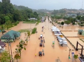 Markus Minggu Ingatkan Banjir di Depan Mako Yonif 613 Butuh Perhatian Khusus