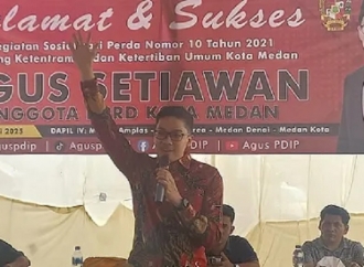 Legislator Banteng Medan Agus Setiawan Harapkan Perda Trantibmum Dijalankan Secara Maksimal