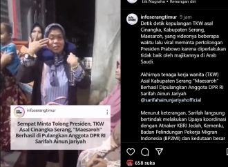 Dibantu Anggota DPR RI Sarifah Ainun Jariyah, TKW Asal Serang Berhasil Dipulangkan 