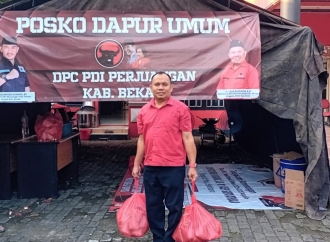 Banteng Kabupaten Bekasi Salurkan Bantuan ke Korban Terdampak Banjir