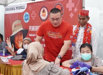 Serentak, BAGUNA PDI Perjuangan Jakarta Gelar Pemeriksaan Kesehatan Gratis untuk Korban Banjir di Beberapa Lokasi