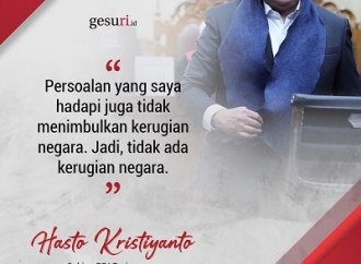 "Persoalan saya tidak menimbulkan kerugian negara..."