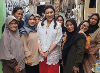 Hilda Kusuma Dewi Ngabuburit dan Dukung UMKM di Kapuk, Cengkareng