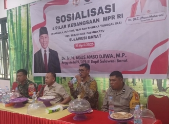 Agus Ambo Djiwa Gelar Sosialisasi 4 Pilar, Serap Aspirasi di Sarudu Pasangkayu