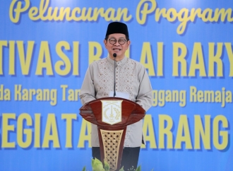 Pramono Anung Luncurkan Program Aktivasi Balai Rakyat