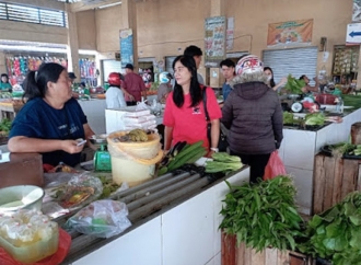 Bacalon Wabup Bangka Butet Meutia Sambangi Pasar Kenanga Sungailiat, Ingin Dekat dengan Pedagang