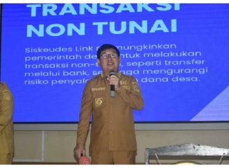 Kamarudin Muten Luncurkan Sistem Keuangan Digital Desa se-Kabupaten Beltim