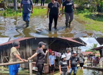 Vanda Sarundajang Terjun Langsung Pantau Ratusan Rumah Terdampak Banjir di Kakas