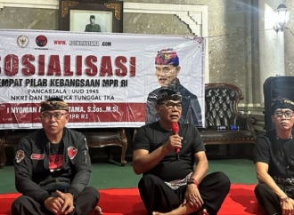 I Nyoman Adi Wiryatama Kokohkan Identitas Bangsa Lewat Sosialisasi 4 Pilar Kebangsaan