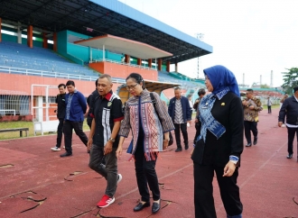 MY Esti Pimpin Rombongan DPR RI Kunker ke Asrama Atlet PPLP Provinsi Kalbar & Lintasan Sintetik di GOR SSA