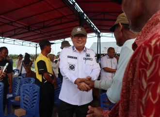 Kamarudin Muten Ajak Petani Beltim Terus Semangat dan Bersinergi Kelola Lahan Pertanian
