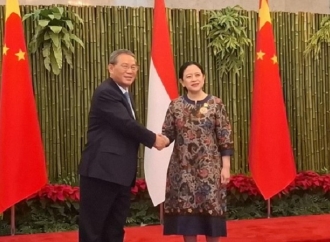 Puan Maharani Terima Kedatangan PM China Li Qiang di Gedung DPR RI