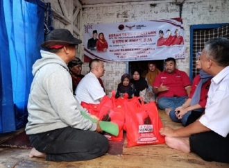 Yudha Puja Turnawan: Banteng Garut Gotong Royong Bangun Rumah Emak Eja di Hari Lahir Pancasila