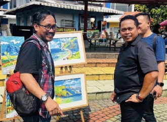 Yulius Setiarto Minta Seluruh Stakeholder Peduli Kepada Para Seniman Lukis