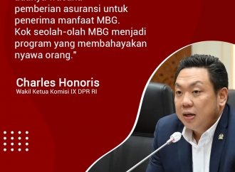 "Saya terkejut dengan adanya wacana pemberian asuransi..."