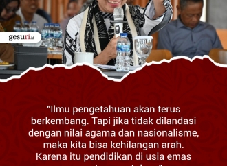 "Ilmu pengetahuan akan terus berkembang..."