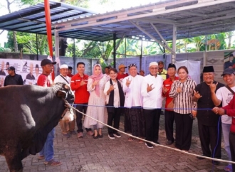 Sudin: Kurban Iduladha PDI Perjuangan Lampung Wujud Gotong Royong dan Kepedulian Sosial