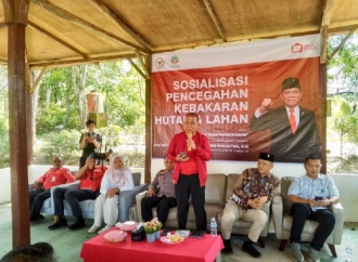 Sturman Panjaitan Sosialisasi Pencegahan Karhutla di Hutan Konservasi Taman Lestari Batu Aji