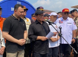 Pramono Serap Aspirasi Penyintas Kebakaran di Kapuk Muara