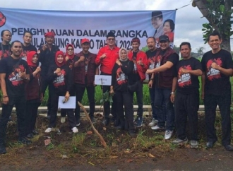 Bulan Bung Karno, DPC PDI Perjuangan Kabupaten Malang Gelar Aksi Penghijauan
