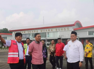 Edi Purwanto Sebut Kondisi Runway dan Apron Bandara Muara Bungo akan Segera Ditingkatkan 