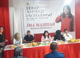 Ima Mahdiah Serap Aspirasi Masyarakat di Kelurahan Kemanggisan