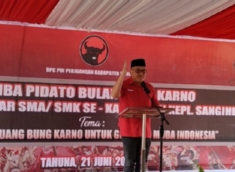 PDI Perjuangan Sangihe Gelar Lomba Pidato Bertema Semangat Kebangsaan Ala Bung Karno