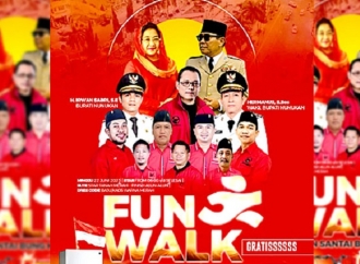 Deddy Sitorus: Fun Walk Bulan Bung Karno Bentuk Komitmen Dalam Selalu Membersamai Rakyat
