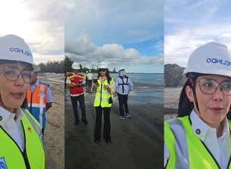 Rieke Tinjau Pengerukan Pelabuhan Pulau Baai, Selamatkan 4.300 Jiwa Warga Pulau Enggano