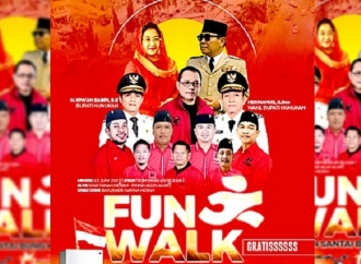Deddy Sitorus: Fun Walk Bulan Bung Karno Bentuk Komitmen Dalam Membersamai Rakyat