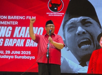 Banteng Kota Surabaya Putar Film Tentang Bung Karno