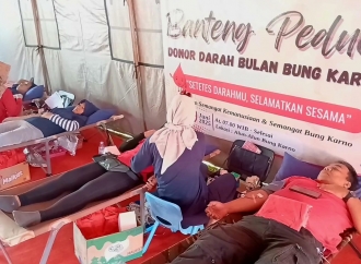 Perayaan Puncak Bulan Bung Karno, Banteng Kabupaten Semarang Gelar Donor Darah