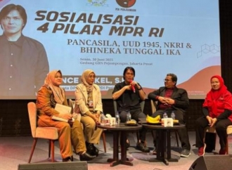 Once Mekel Gelar Sosialisasi Empat Pilar di Pejompongan