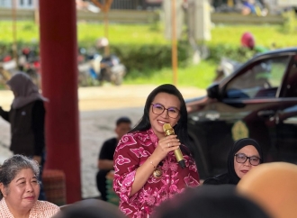 Bupati Landak Karolin Canangkan Kawasan GOR Patih Gumantar Landak Jadi Area Car Free Day