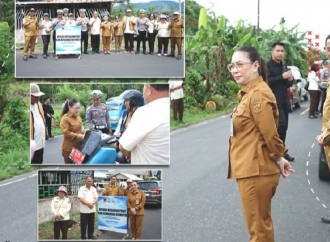 Vanda Sarundajang Pantau Langsung Operasi Gabungan Razia Pajak Kendaraan Bermotor