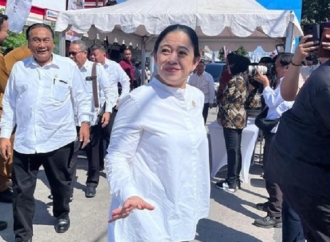 Puan Maharani Tiba di Lokasi Peluncuran Kopdes Merah Putih Didampingi Bambang Pacul