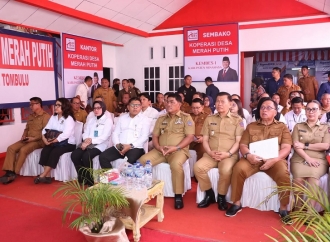 Robby Dondokambey-Vanda Sarundajang Hadiri Virtual Launching Kopdes Merah Putih Bersama Presiden