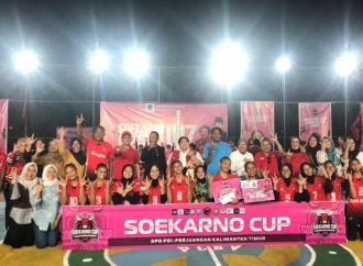 Risma Tutup Resmi Turnamen Voli Pelajar Putri U-17