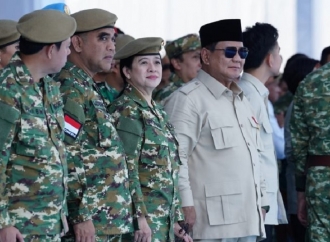 Puan Hadiri Upacara Gelar Pasukan Operasional dan Kehormatan Militer, Berharap TNI Makin Solid dan Profesional