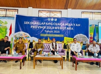 Yasti Soepredjo Buka Sekolah Lapang Cuaca Nelayan (SLCN) di Bolmong 