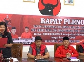 PDI Perjuangan Deli Serdang Bersama PAC Rapat Pleno Pengusulan Nama Ketua DPD Dan DPC