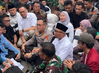 Lesty Bangga Aksi Demontrasi di Gedung DPRD Provinsi Lampung Berjalan Kondusif