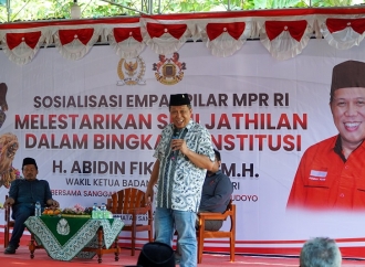 Anggota MPR RI Abidin Fikri Gelar Sosialisasi Empat Pilar