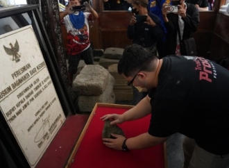 Fragmen Kepala Arca Ganesha yang Hilang Ditemukan Pelajar SMK, Mas Dhito: Ini Identitas Kediri