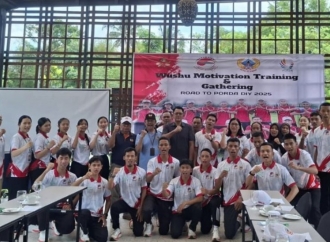 Danang Suntik Semangat ke Para Atlet Wushu Kabupaten Sleman